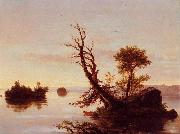 American Lake Scene Thomas Cole